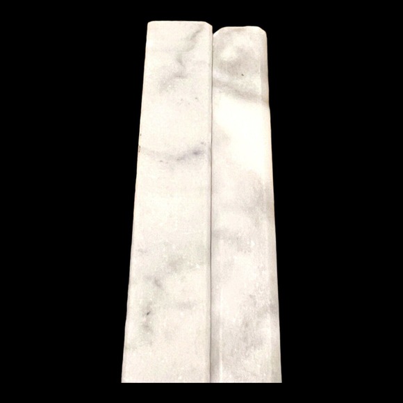 Anthropologie Sliced Bookends Green gold marbled Crystal heavy Beautiful Classy - Picture 11 of 16